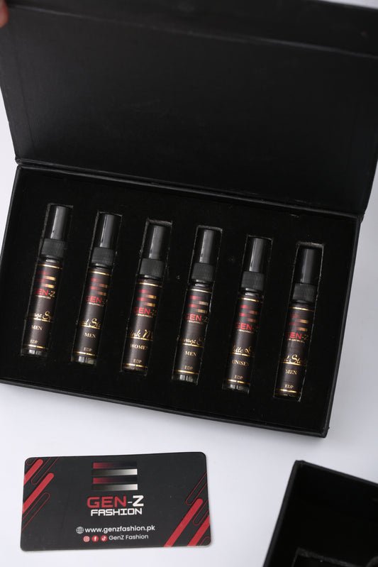Gen-Z Fragrances | 6-in-1 Perfume Tester Box